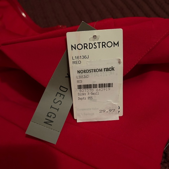 Nordstrom rack red dress - Picture 3 of 4